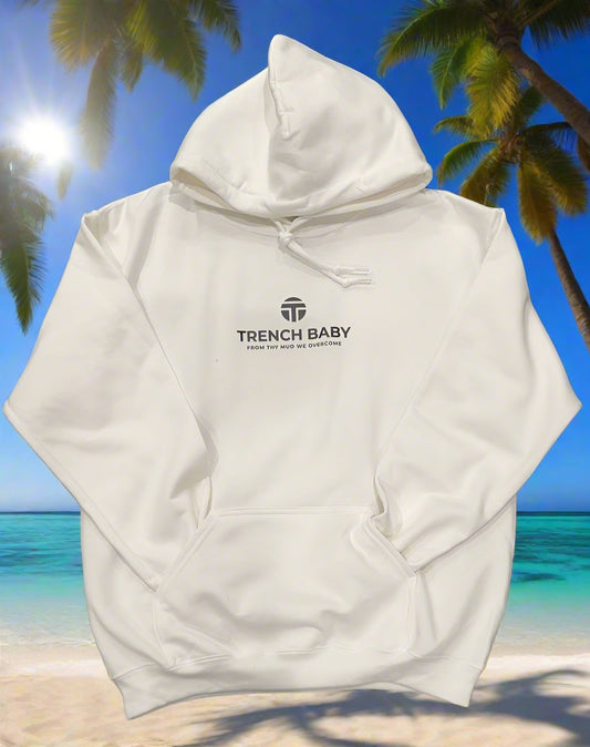 TRENCH BABY HOODIE WHITE